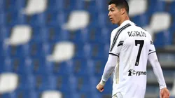 Cristiano Ronaldo durante un encuentro con Juventus.