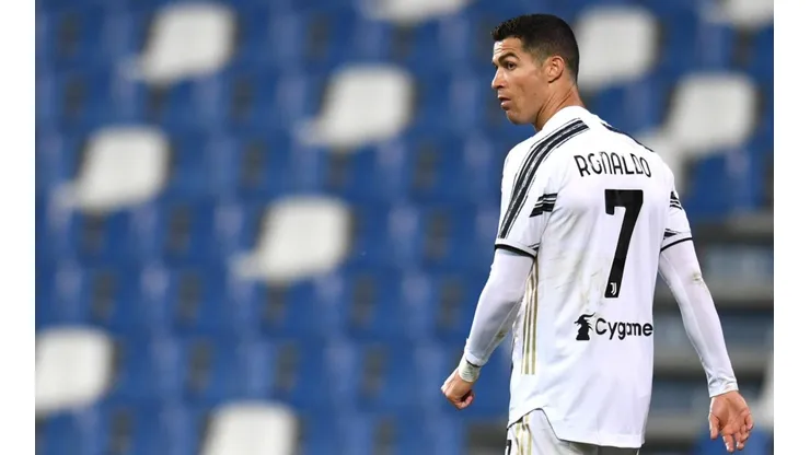 Cristiano Ronaldo durante un encuentro con Juventus.