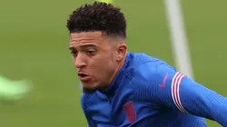 Entrenamiento de Jadon Sancho.