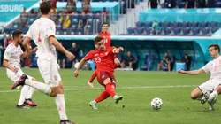 Shaquiri aprovechó el error de España para igualar las cosas en la Eurocopa