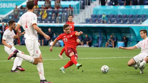 Shaquiri aprovechó el error de España para igualar las cosas en la Eurocopa