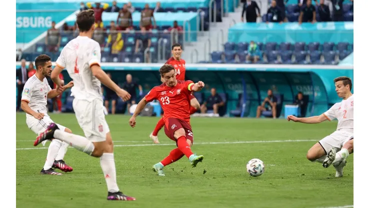 Shaquiri aprovechó el error de España para igualar las cosas en la Eurocopa