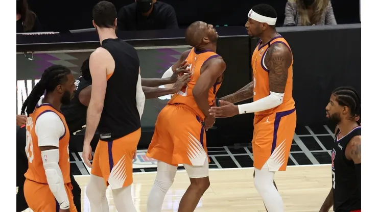 El empujón de Patrick Beverley a Chris Paul