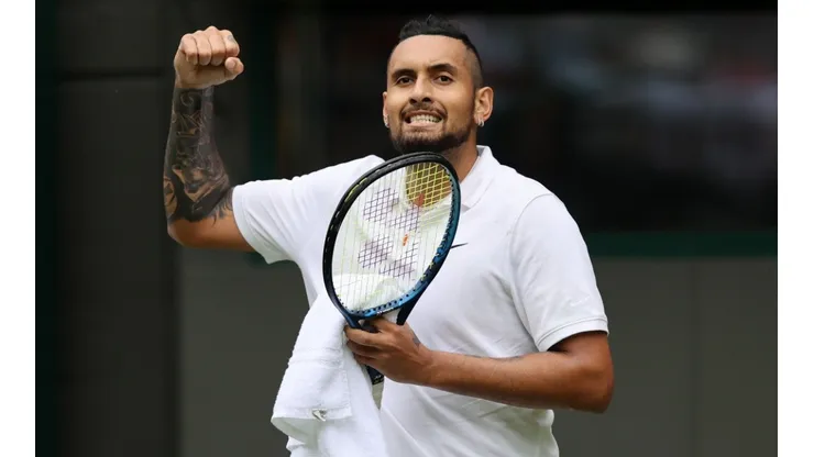 Nick Kyrgios recordó una vieja celebración de LeBron James (Getty Images)