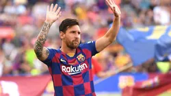 Messi atento a su futuro en Barcelona