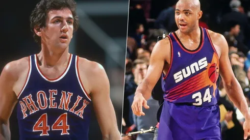 Paul Westphal y Charles Barkley con Phoenix Suns