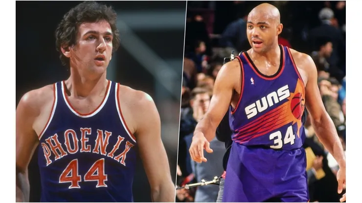 Paul Westphal y Charles Barkley con Phoenix Suns