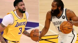 Anthony Davis y James Harden (Fotos: Getty)