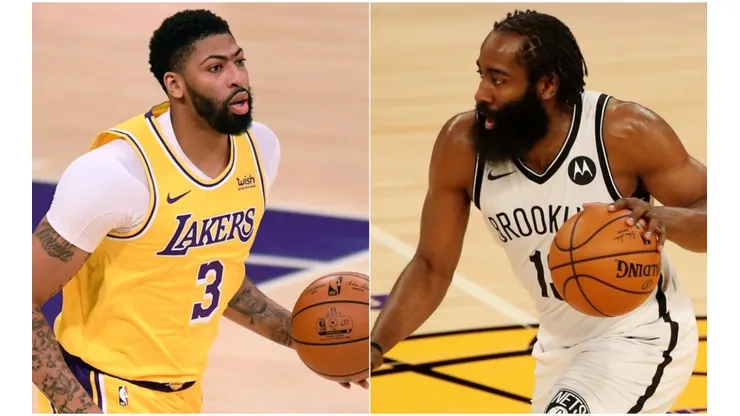 Anthony Davis y James Harden (Fotos: Getty)
