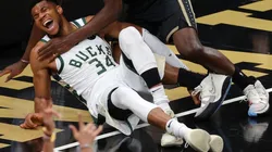 Giannis Antetokounmpo tras sufrir lesión