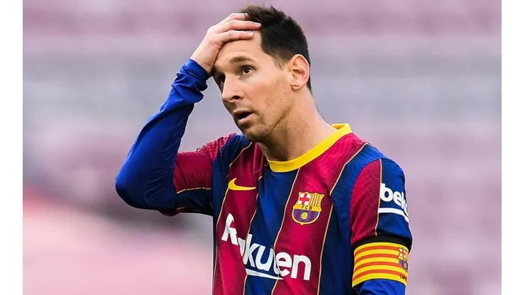 Lionel Messi durante un encuentro con Barcelona.