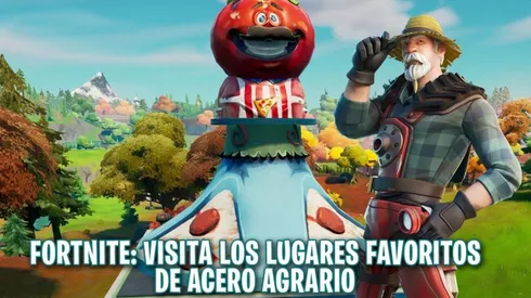 Visita los lugares favoritos de Acero Agrario en Fortnite - Desafíos Semanales