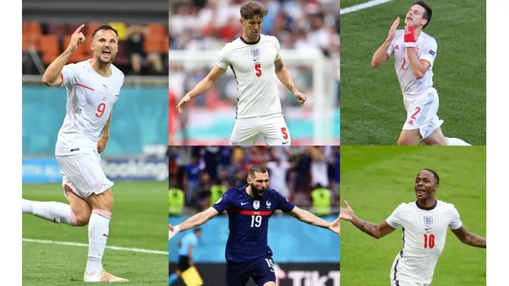 Algunas de las figuras de los octavos de la Eurocopa.