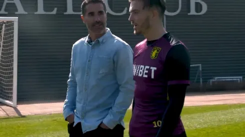 Encuentro de Juan Pablo Ángel con Jack Grealish.
