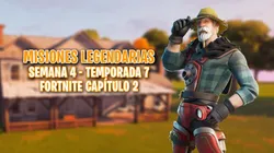Todas las nuevas misiones legendarias de Fortnite Temporada 7 - Semana 4