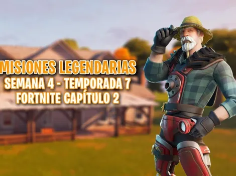 Todas las nuevas misiones legendarias de Fortnite Temporada 7 - Semana 4