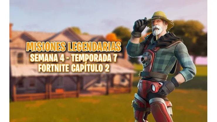 Todas las nuevas misiones legendarias de Fortnite Temporada 7 - Semana 4