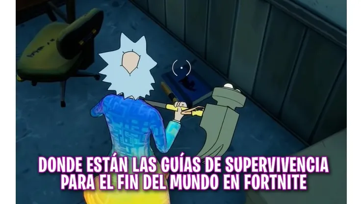 Dónde está la guía de supervivencia para el fin del mundo en Fortnite