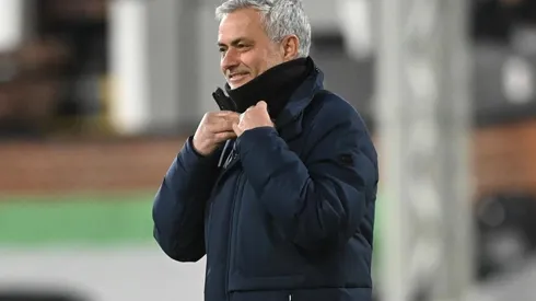 José Mourinho durante un encuentro con Tottenham.