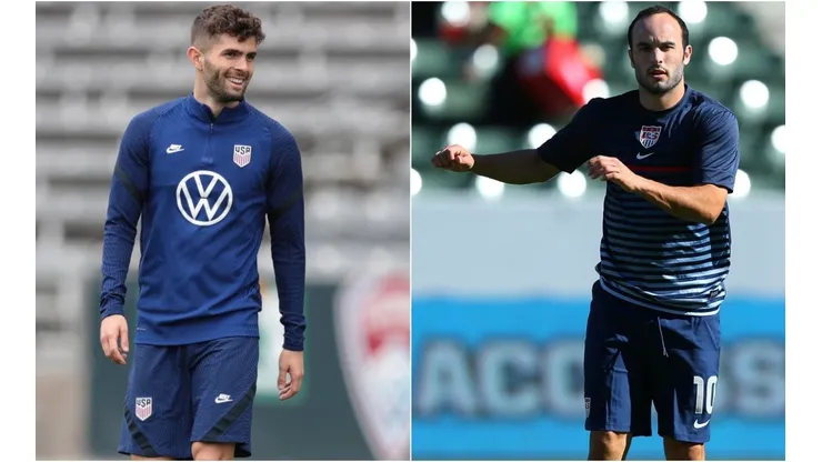 Christian Pulisic y Landon Donovan