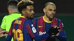 Konrad de la Fuente y Martin Braithwaite