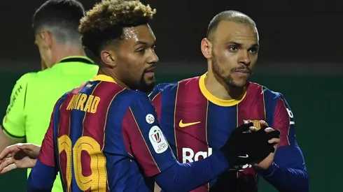 Konrad de la Fuente y Martin Braithwaite