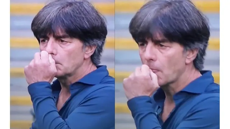 Joachim Löw en su último partido con Alemania.