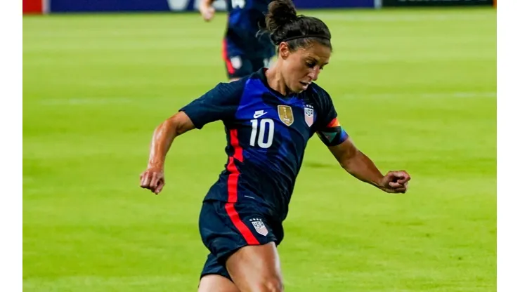 Carli Lloyd #10 de la Selección femenina de Estados Unidos (Getty).