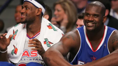 Shaq y LeBron compartieron equipo en Cavaliers en 2009.