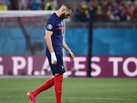 Nos rompió el corazón: el posteo de Benzema tras la eliminación de Francia de la Euro