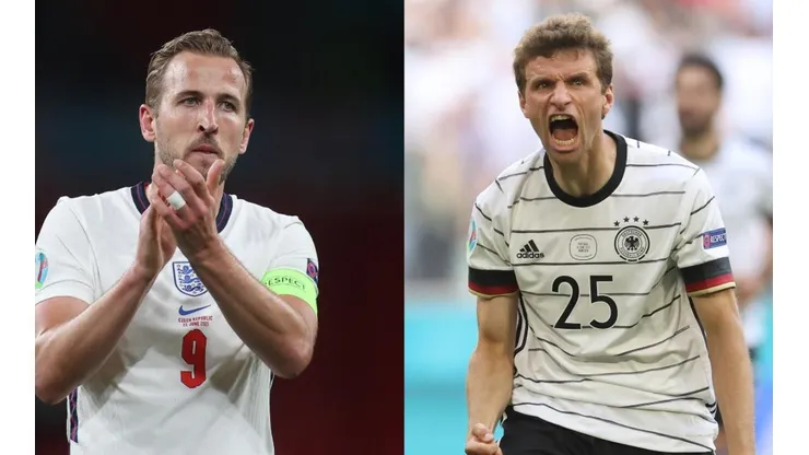 Harry Kane y Thomas Muller, bastiones ofensivos de Inglaterra y Alemania.
