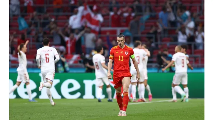 Gareth Bale durante un encuentro con Gales en la Eurocopa.