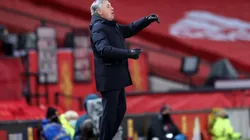 Carlo Ancelotti durante un encuentro con Everton.