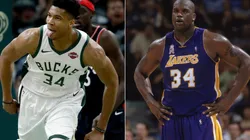 Giannis y Shaq, bestias en la pintura.