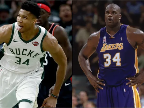 Giannis se pone al nivel de Shaq en los NBA Playoffs