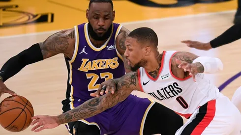 Damian Lillard y LeBron James