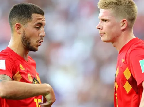 DT de Bélgica empieza a revelar como están Hazard y De Bruyne