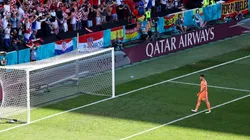 Momento del autogol de Unai Simón.