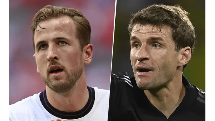 Inglaterra vs. Alemania. (Fuente: Getty Images).