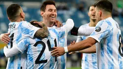 La felicidad absoluta de los jugadores argentinos.