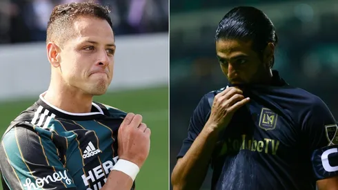 Javier Chicharito Hernández y Carlos Vela