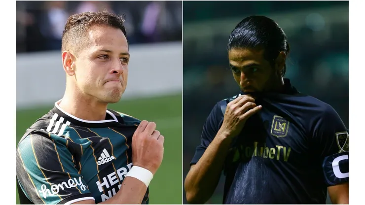 Javier Chicharito Hernández y Carlos Vela