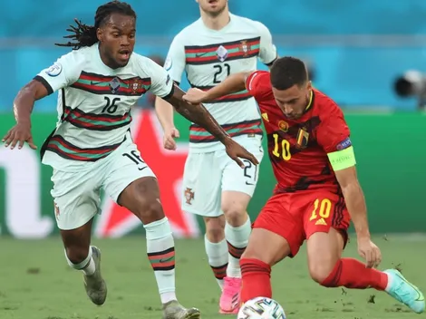 Eden Hazard fue quien duelos ganó y regates completó vs. Portugal