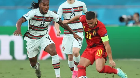 Lo sigue Renato Sanches: enorme partido del belga frente a Portugal.