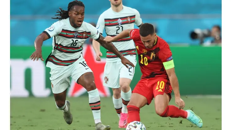 Lo sigue Renato Sanches: enorme partido del belga frente a Portugal.