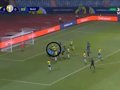 Video: cabezazo brutal de Eder Militao para que Brasil ya le gane a Ecuador