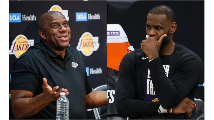 Magic Johnson y LeBron James