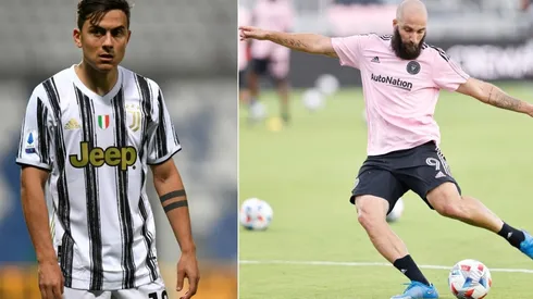 Paulo Dybala y Gonzalo Higuaín