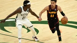 Jrue Holiday y Trae Young