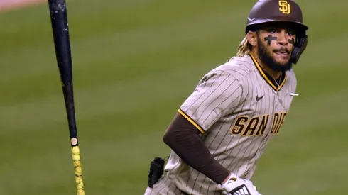 Fernando Tatis Jr. tuvo su primer juego de tres jonrones en la MLB (Getty Images)